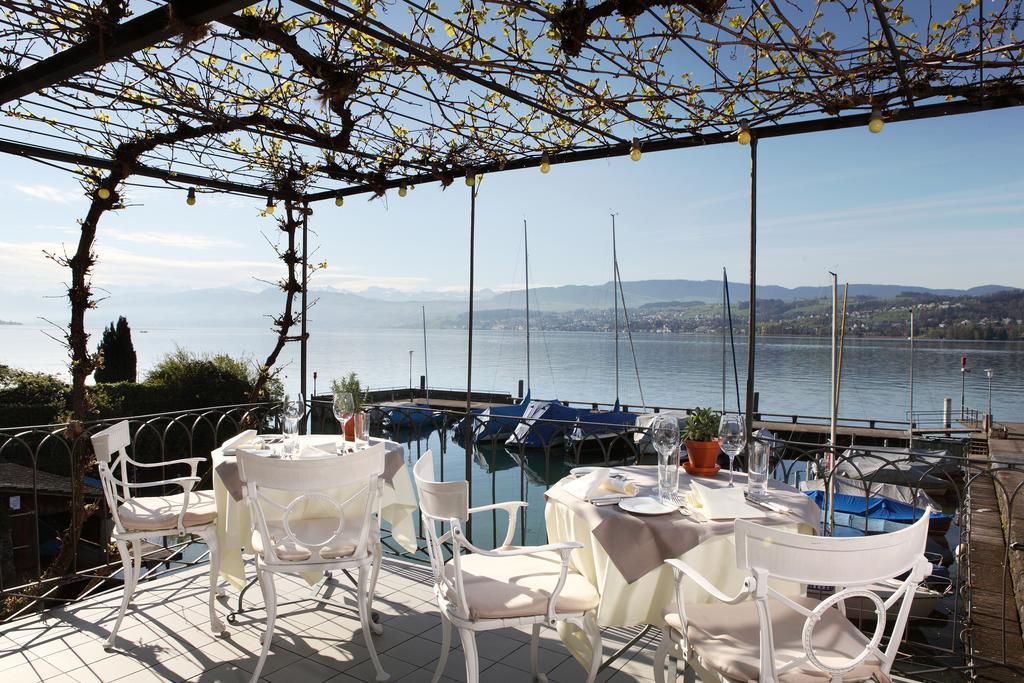 Hotel Hirschen Am See Meilen Exteriör bild