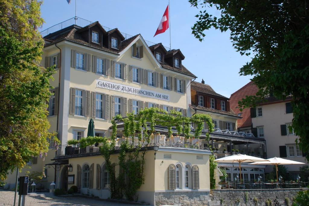 Hotel Hirschen Am See Meilen Exteriör bild